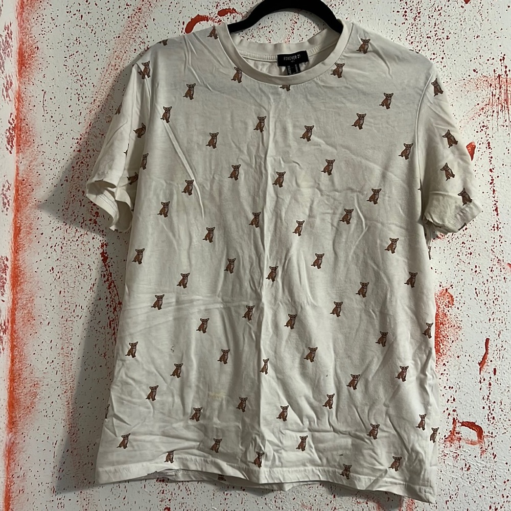 Forever 21 Dog Print Shirt
